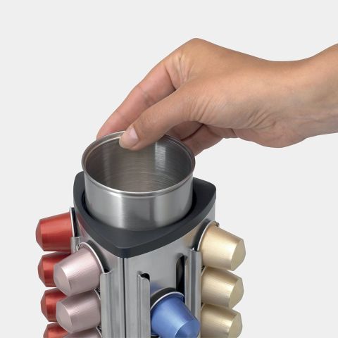 Coffee Capsule Dispenser Matt Steel