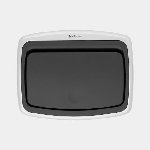 Lid Touch Bin 10 litre - Brilliant Steel