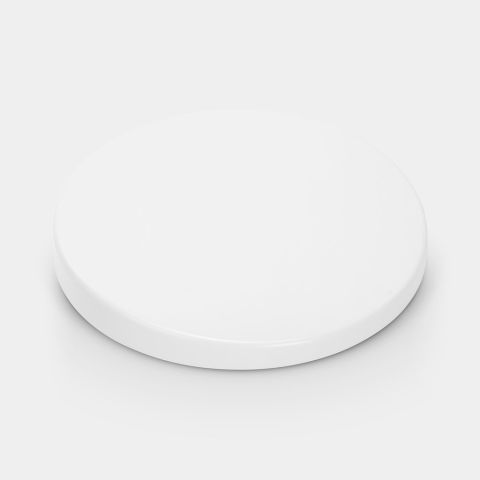 Couvercle poubelle à pédale 20L/30 litres, Ø30cm - White