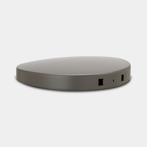 Lid Pedal Bin 20L/30 litre, Ø30cm - Platinum