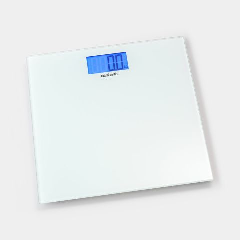Bathroom Scales Battery Powered - White
