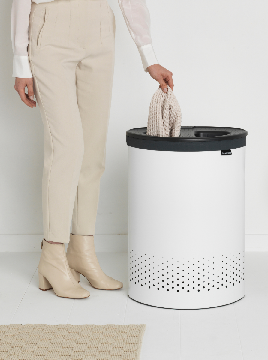 Selector Laundry Hamper 14.5 gallon (55 liter), Selector - White