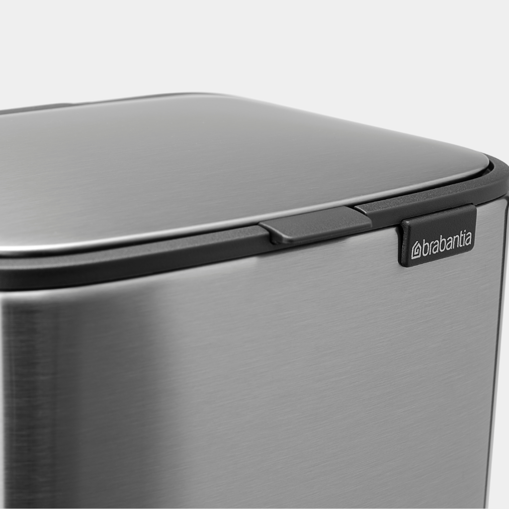 Bo Pedaalemmer 4 liter - Matt Steel Fingerprint Proof