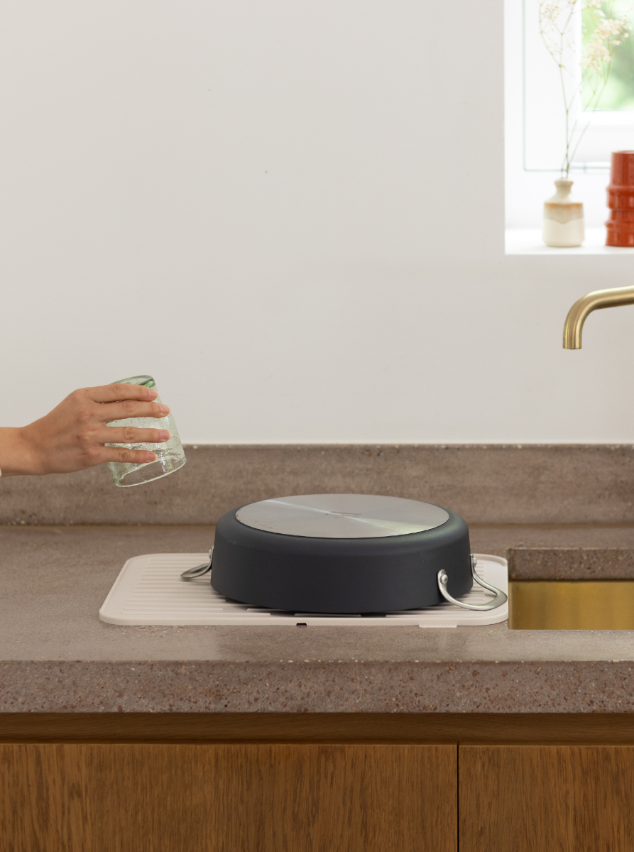 Tappetino Scolapiatti in Silicone SinkSide - Soft Beige