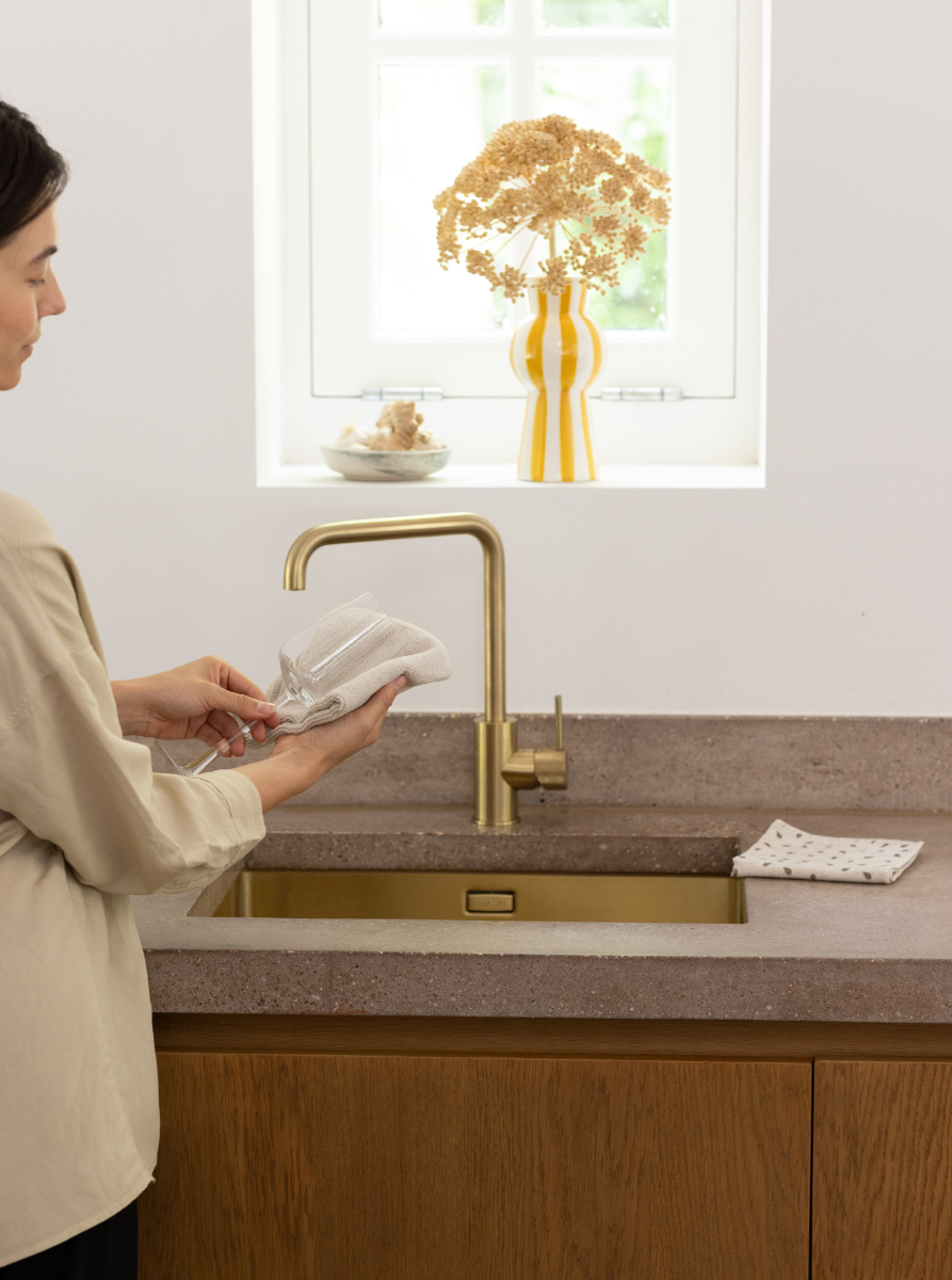 Microvezel Schoonmaakdoekjes Set van 2 - Soft Beige