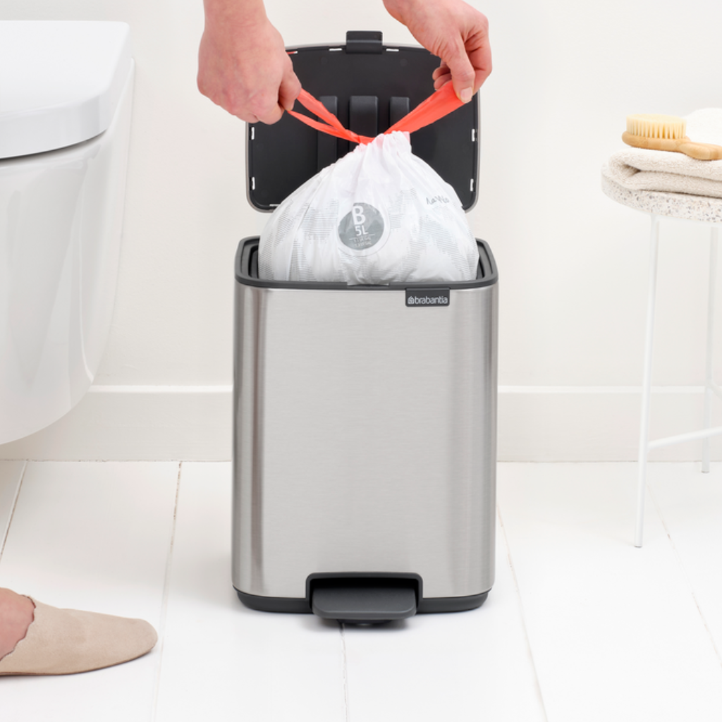 Bo Pedaalemmer 7 liter - Matt Steel Fingerprint Proof