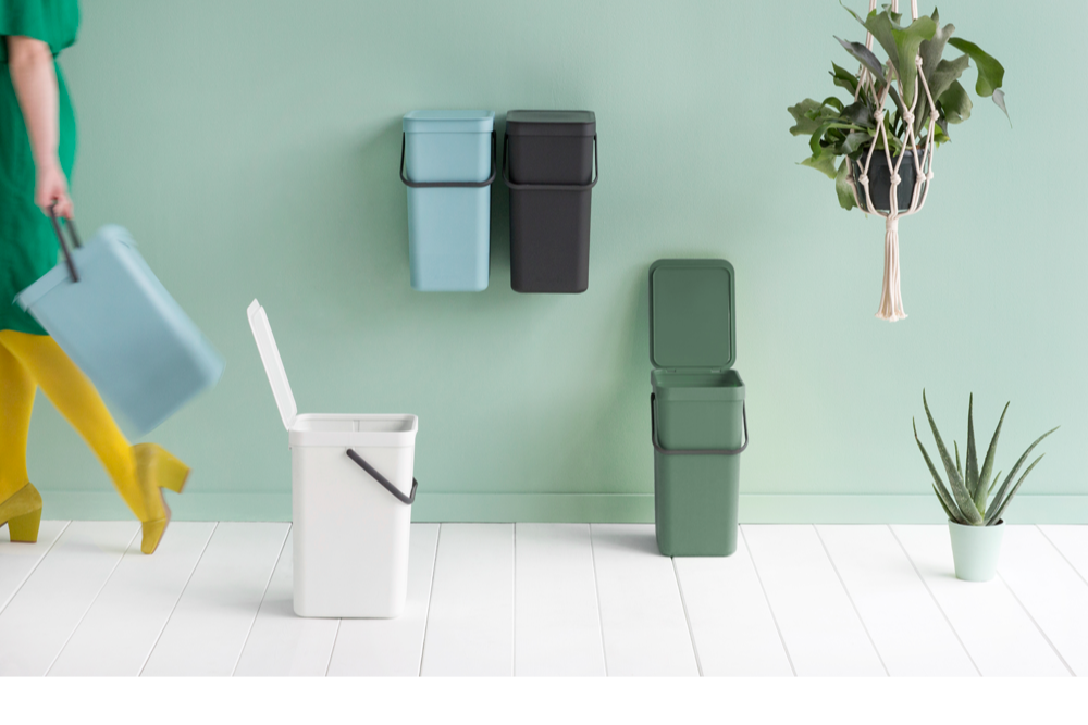 Sort & Go Waste Bin 16 litre - Grey