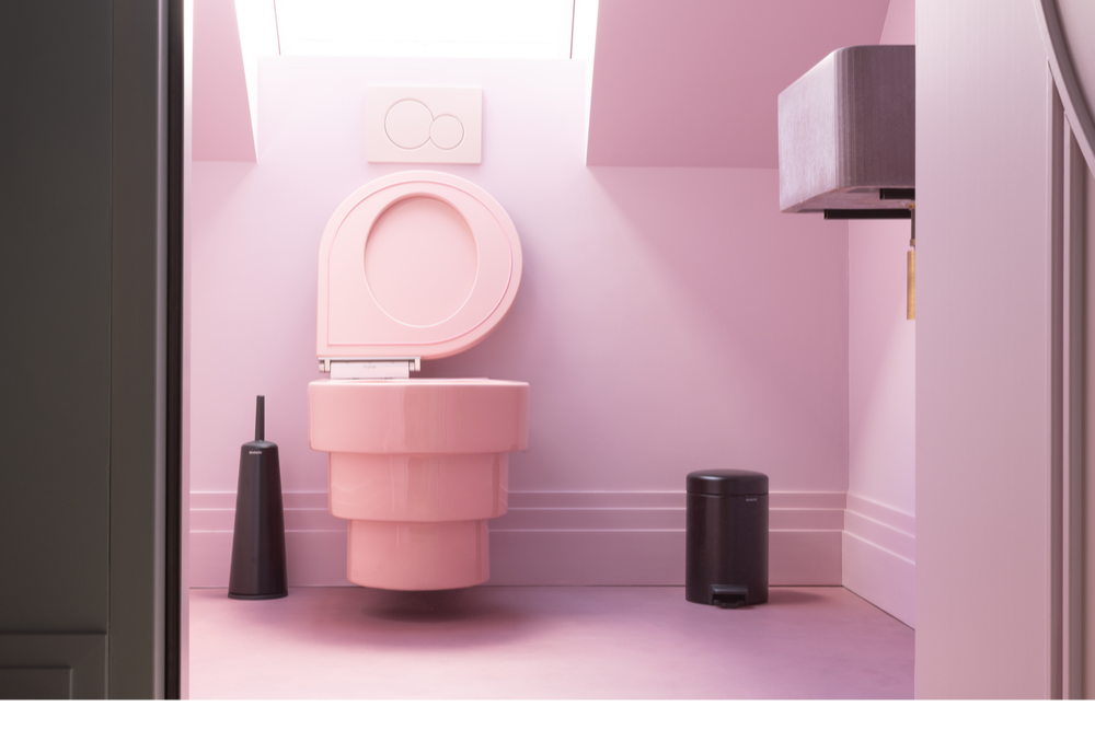 NewIcon Step on Trash Can 0.8 gallon (3 liter) - Brilliant Steel