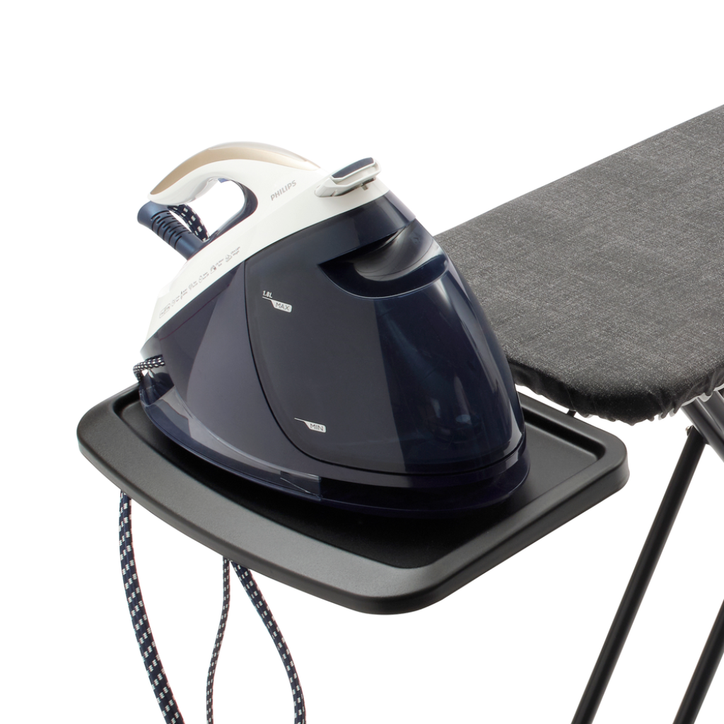 Strijkplank B 124 x 38 cm, voor stoomunit - Denim Black, Fairtrade katoen