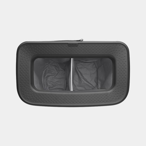 Bo Laundry Bin Hi 2 x 45 litre - Matt Black
