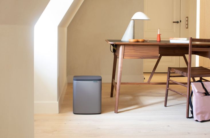 Bo Waste Bin 12L - Platinum