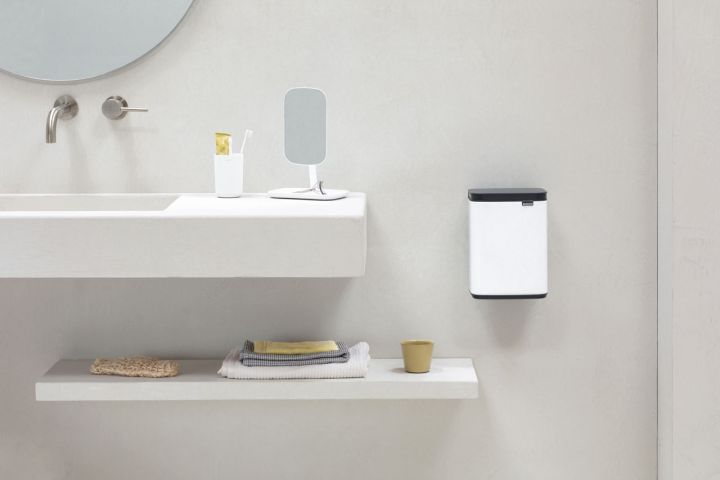 Bo Waste Bin 4L - White