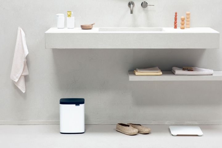 Bo Waste Bin 7L - White