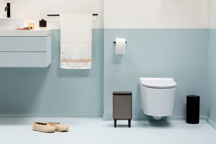 Bo Waste Bin Hi 4L - Platinum