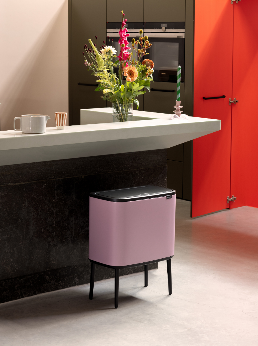 Bo Touch Bin, 11 + 23 liter Met gratis Bo Pedaalemmer, 4 liter – Lilac Pink
