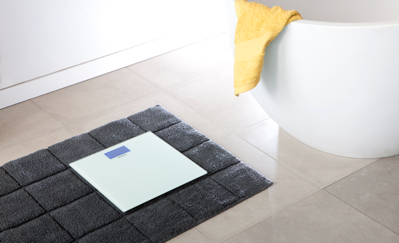 Bathroom Scales Battery Powered - White