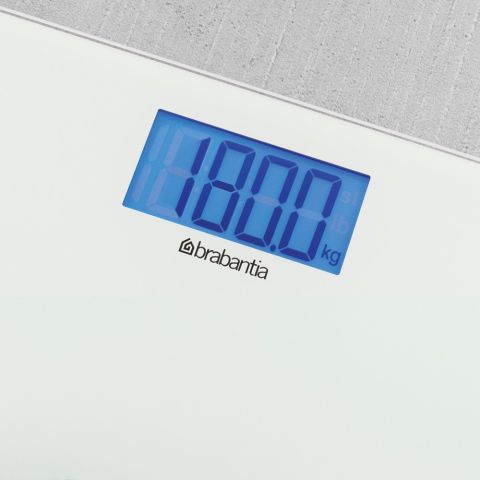 Bathroom Scales Battery Powered - White