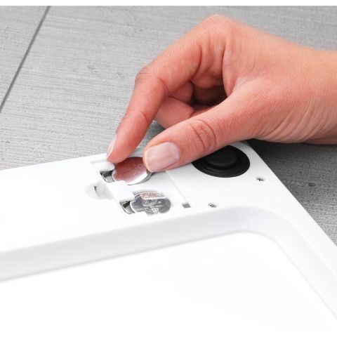 Bathroom Scales Battery Powered - White