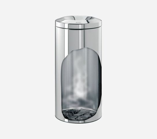 Flame Guard prullenbak 30 liter - Brilliant Steel