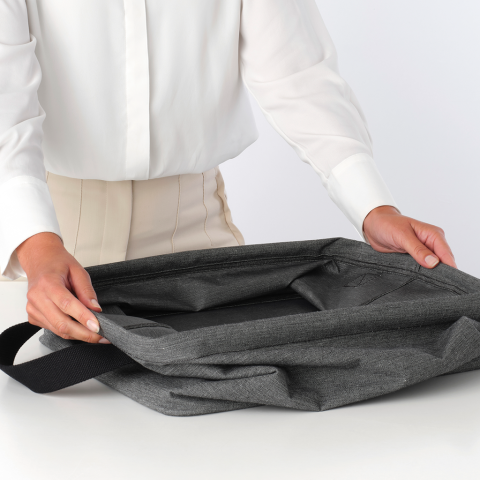 Opvouwbare Wasmand 35 liter - Pepper Black