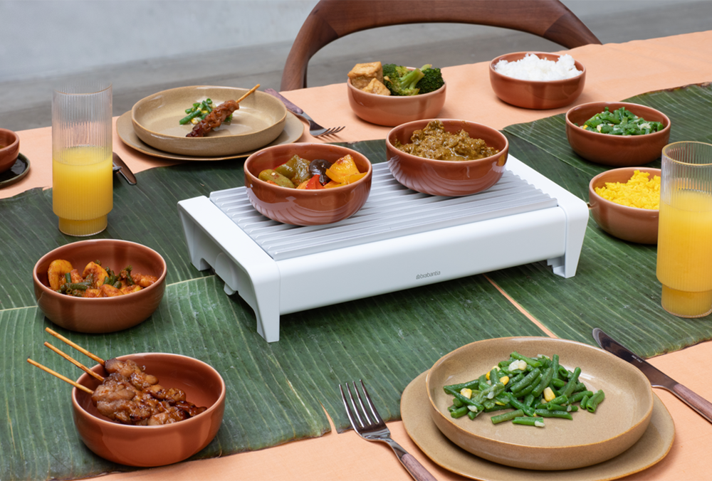 Schotelwarmer 2 kaarsjes - White