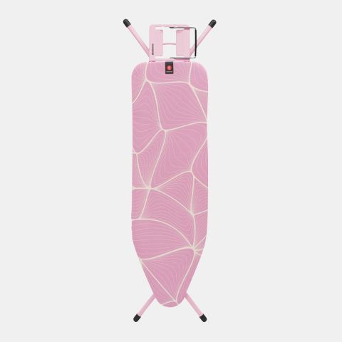 Table à repasser taille B 124 x 38 cm, pour fer vapeur - Lilac Waves, Fairtrade cotton