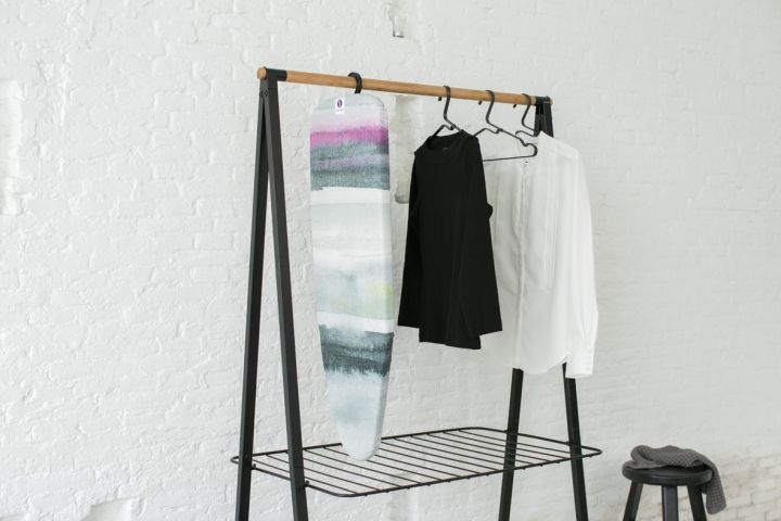 Mesa de planchar S 95 x 30 cm, TableTop - Morning Breeze, Algodón Fairtrade