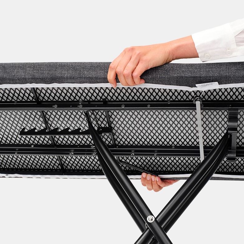 Table à repasser taille C 124 x 45 cm, pour centrale vapeur - New Dawn, Coton équitable