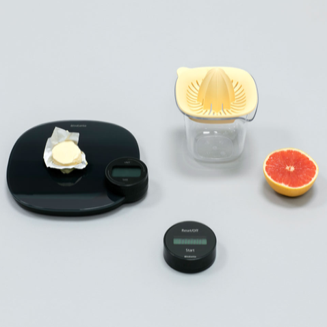 Bol gradué et presse-agrumes TASTY+ - Vanilla Yellow