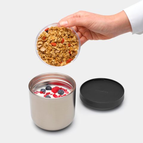 Make & Take Yoghurtbeker 0,5L - Dark Grey