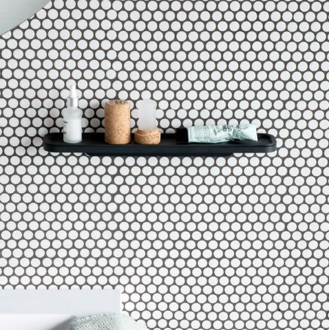 MindSet Bathroom Shelf Mineral Infinite Gray