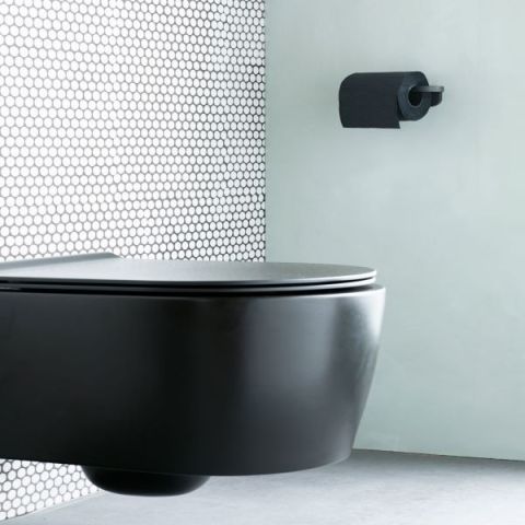 MindSet Toilet Roll Holder Mineral Infinite Grey