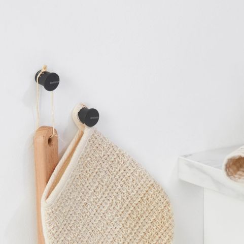 MindSet handdoekhaken Set van 2 - Mineral Infinite Grey