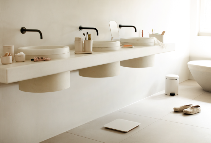 Storage Pots Set of 3 - Soft Beige