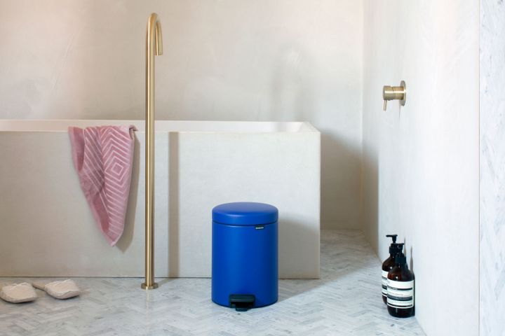 NewIcon Pedal Bin 5 litre - Mineral Powerful Blue