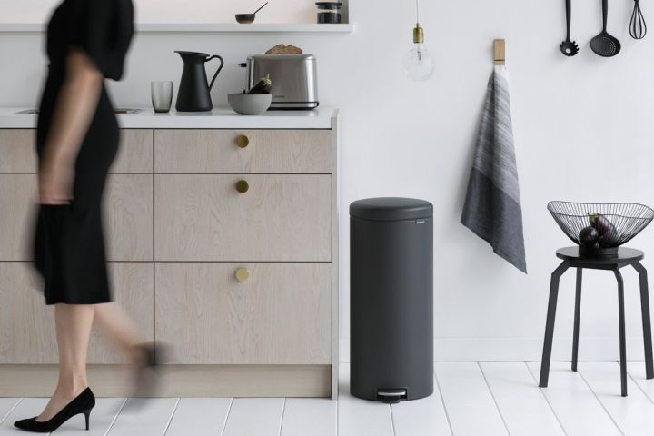 NewIcon Pedaalemmer 30 liter - Mineral Infinite Grey