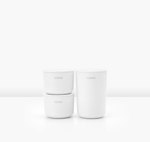 Pojemniki Zestaw: 3 szt - White