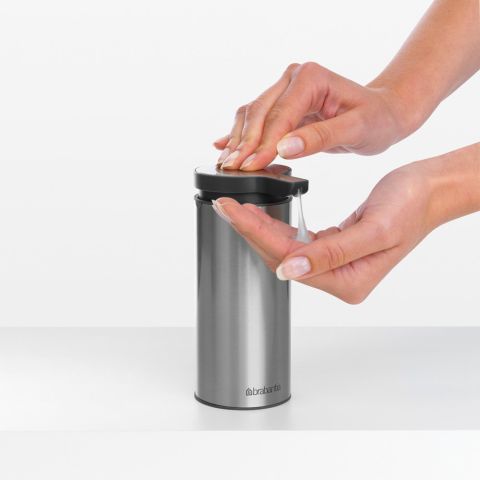 Soap Dispenser Profile - Matt Steel Fingerprint Proof