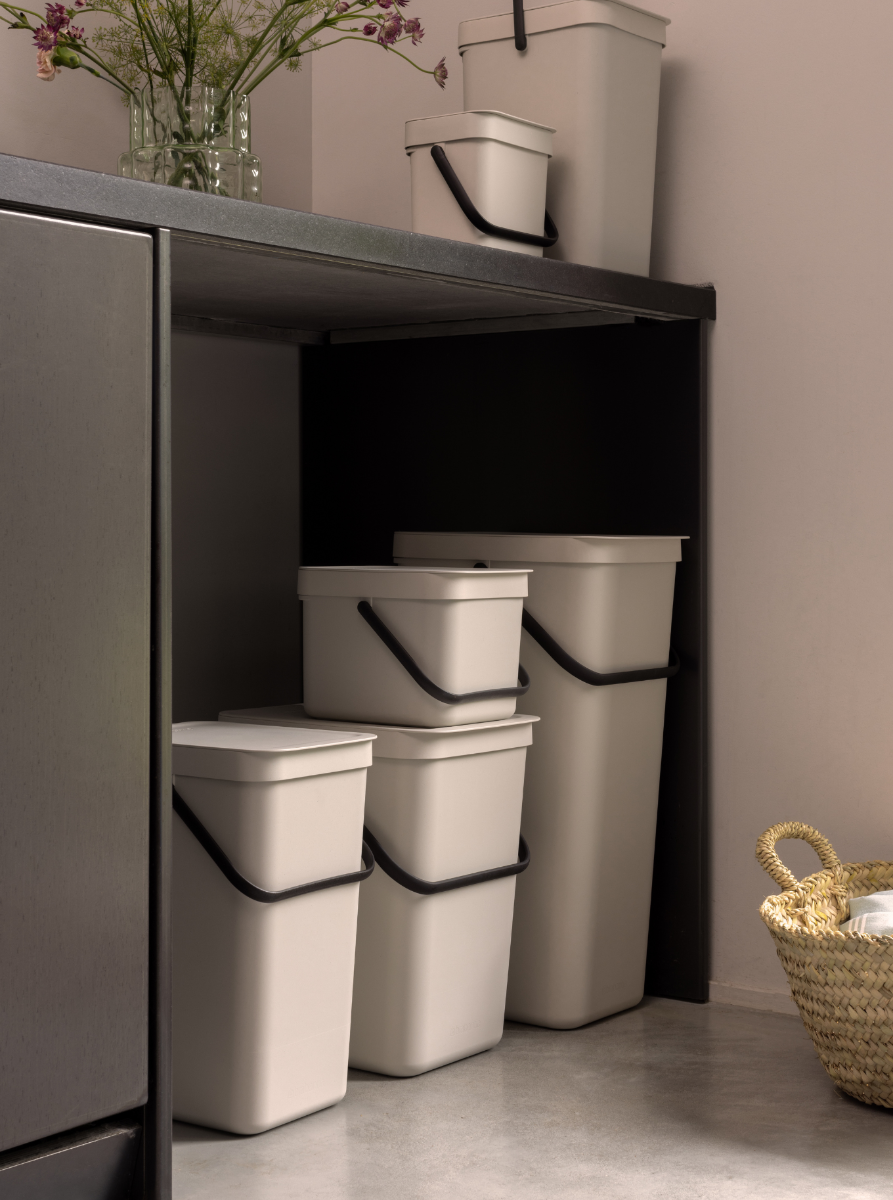 Poubelle Sort & Go 40 litres - Soft Beige