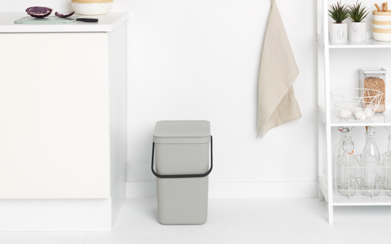 Sort & Go Waste Bin 25 litre - Mid Grey