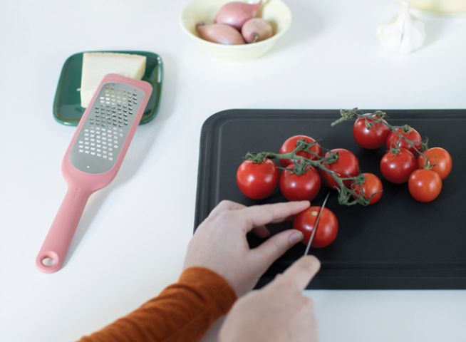 Coarse Grater Plus cover, TASTY+ - Terracotta Pink