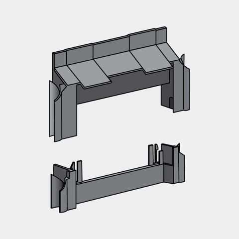 Upper and Lower Support Protectionbox Black