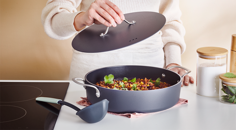 Zenn hapjespan 28 cm, anti-aanbak - Dark Blue