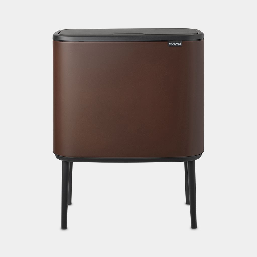 Bo Touch Bin 11 + 23 litre - Mineral Cosy Brown