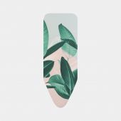 Ironing Board Cover C 124 x 45 cm, Complete Set - Tropical Leaves
