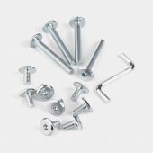 Set of all Bolts + Key - Silver