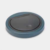 Lid Touch Bin Flat 20/30 litre - Mineral Reflective Blue