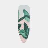 Ironing Board Cover B 124 x 38 cm, Top Layer - Tropical Leaves