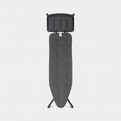 Bügelbrett B 124 x 38 cm, für Dampferzeuger - Denim Black
