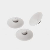Suction Cups for In-Sink Organiser, Set of 3 – Light Grey - Light Grey